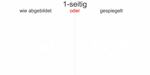 Preview: Autosticker Totenkopf mit Kopfhörern