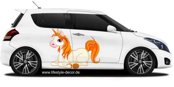 Preview: Autosticker Einhorn Preview: Autosticker Einhorn