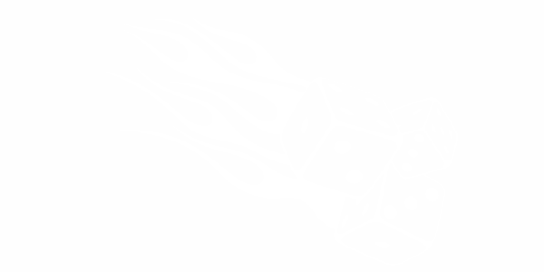 Preview: Autoaufkleber Würfel in Flammen