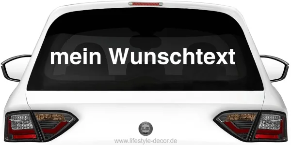 Autoaufkleber Wunschtext | 26