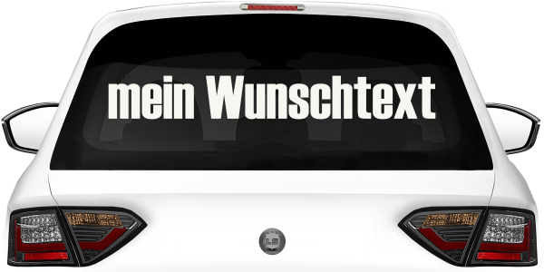 Autoaufkleber Wunschtext | 28