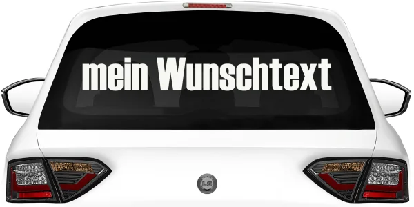 Autoaufkleber Wunschtext | 28