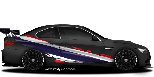 Preview: Autoaufkleber die Flagge Thailands Preview: Autoaufkleber die Flagge Thailands