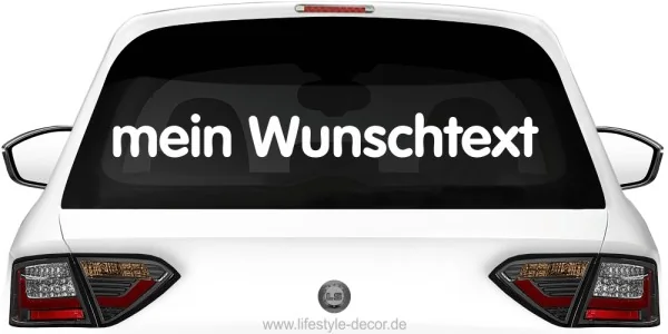 Autoaufkleber Wunschtext | 17