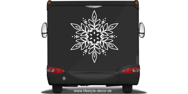 Preview: Autosticker mit Mandala OrnamentAutosticker mit Mandala Ornament