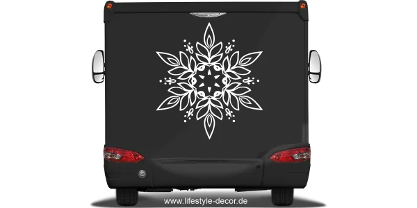 Autosticker mit Mandala OrnamentAutosticker mit Mandala Ornament