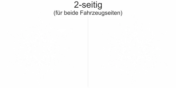 Autosticker mit Mandala OrnamentAutosticker mit Mandala Ornament