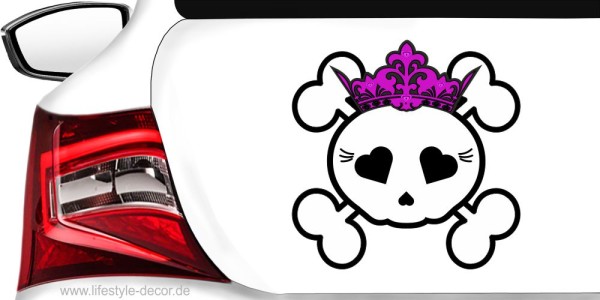 Preview: Autoaufkleber Pink Princess Preview: Autoaufkleber Pink Princess
