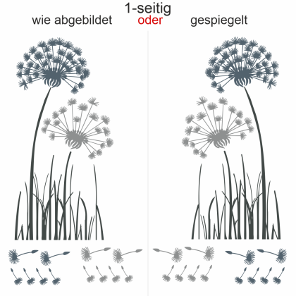 Preview: Autoaufkleber Bunte Pusteblume