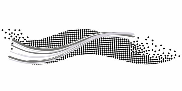 Preview: Autoaufkleber Zielflaggen Welle Preview: Autoaufkleber Zielflaggen Welle