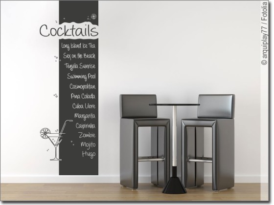 Preview: Wandbanner Cocktails
