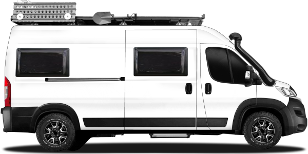 Preview: Bergpanorama Wald und Adler für Wohnmobil