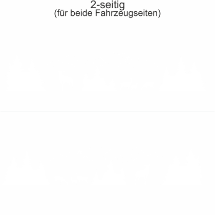 Bergpanorama Wald und Rotwild für Wohnmobil