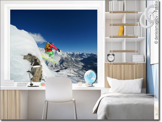 Preview: Sichtschutzfolie Wintersport
