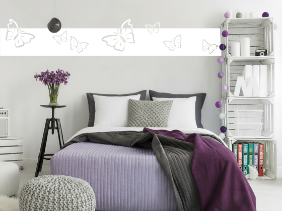 Preview: Bordüre mit Schmetterlingen