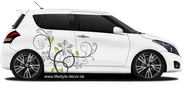 Preview: Bunter Auto Aufkleber Stilvolles Ornament Preview: Bunter Auto Aufkleber Stilvolles Ornament