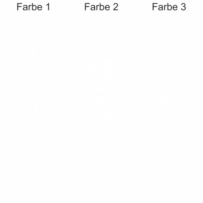 Bunter Autoaufkleber Traumornament Schmetterling - Ansicht Farbauswahl