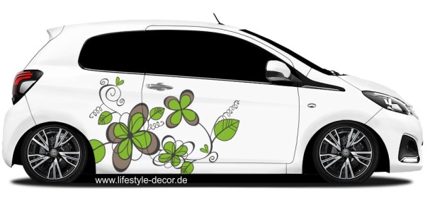Preview: Buntes Autotattoo Flower Ornament Preview: Buntes Autotattoo Flower Ornament
