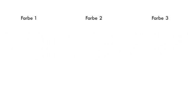 Buntes Möbeltattoo Schmetterlingstraum