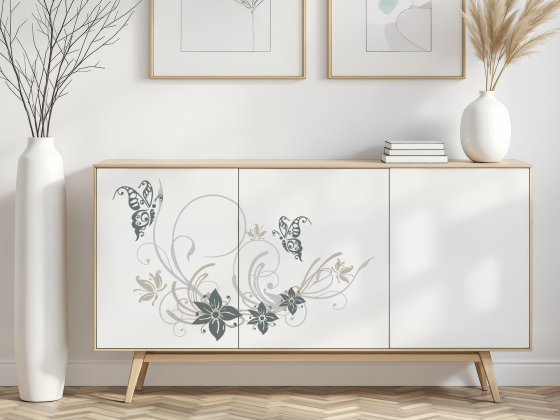 Preview: Buntes Möbeltattoo Tagtraum