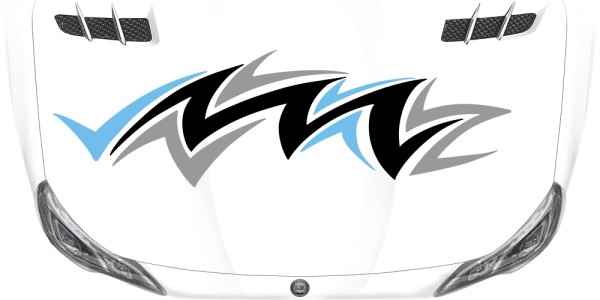 Preview: Auto Aufkleber Tribal Deko