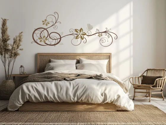 Buntes Wandtattoo Ornament Dreamland