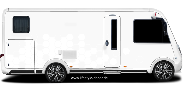 Preview: Camper Aufkleber Polygondekor Preview: Camper Aufkleber Polygondekor
