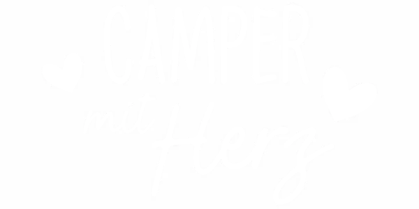 Camper mit Herz Aufkleber