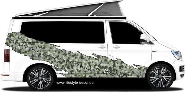 Preview: Zierstreifen Camouflage Preview: Zierstreifen Camouflage