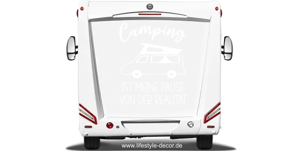 Camperaufkleber Meine Pause