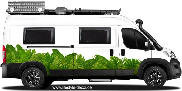 Preview: Camper Dekor Monstera Dschungel Preview: Camper Dekor Monstera Dschungel