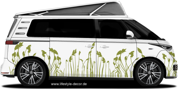 Preview: Camping Aufkleber Wildgräser Preview: Camping Aufkleber Wildgräser
