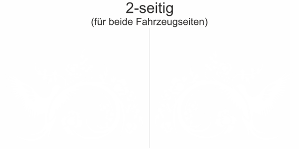 Autoaufkleber Zauberornament