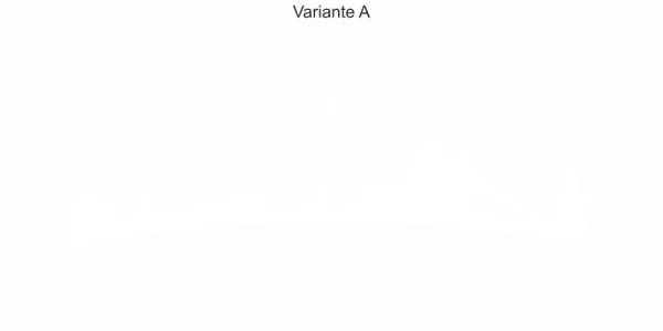 Autoaufkleber Skyline Düsseldorf