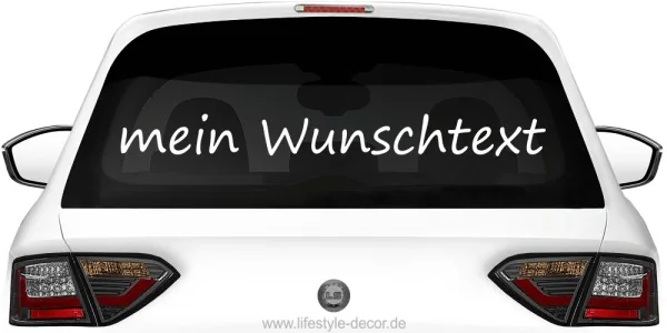 Autoaufkleber Wunschtext | 11