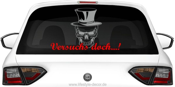 Preview: Aufkleber Versuchs doch