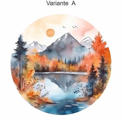 Preview: Berglandschaft mit Sonnenuntergang (in 8 Varianten erhältlich) Preview: Berglandschaft mit Sonnenuntergang (in 8 Varianten erhältlich)
