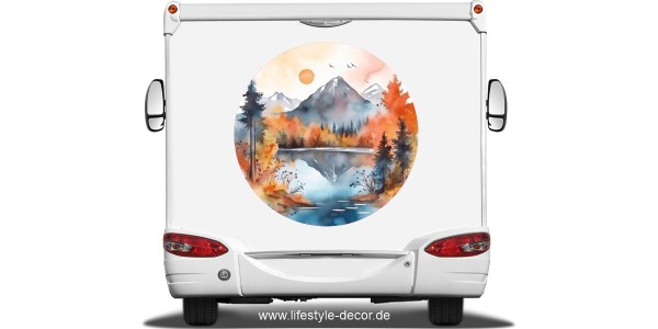 Preview: Berglandschaft mit Sonnenuntergang (in 8 Varianten erhältlich) Preview: Berglandschaft mit Sonnenuntergang (in 8 Varianten erhältlich)