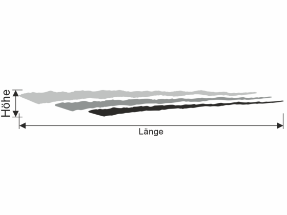 Preview: Dekorstreifen dreifarbig
