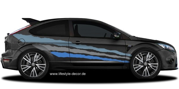 Preview: Dekorstreifen dreifarbig