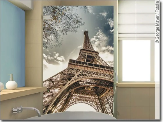 Glasbild Paris