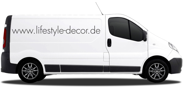 Preview: Autoaufkleber Wunschtext 22 | Set für beide Fahrzeugseiten