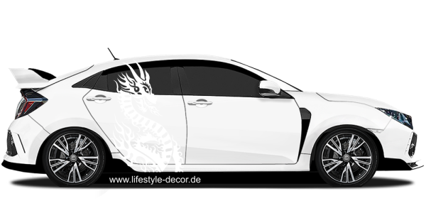 Preview: Autoaufkleber Fantasy Drache Abraxas