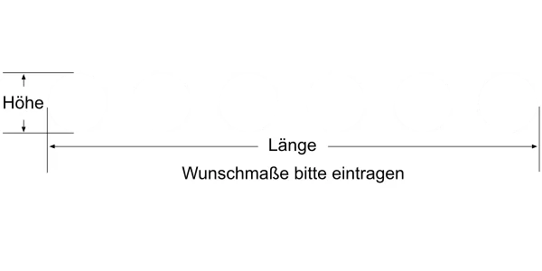 Durchlaufschutz Punkte - Ansicht Farbauswahl