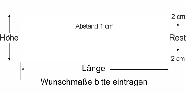 Preview: Durchlaufschutz Streifendekor