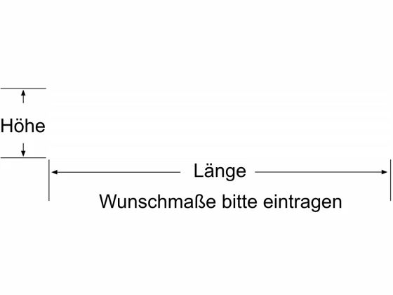 Durchlaufschutz Streifenverlauf - Ansicht Farbauswahl