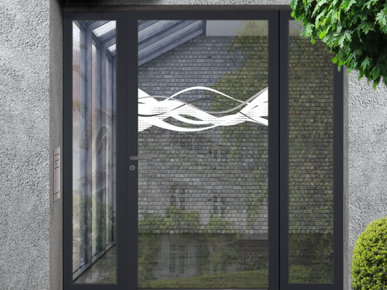 Preview: Durchlaufschutz Farbiges Wellenmotiv