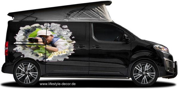 Preview: Eigenes Foto als Autofolie Loch in der Wand Preview: Eigenes Foto als Autofolie Loch in der Wand