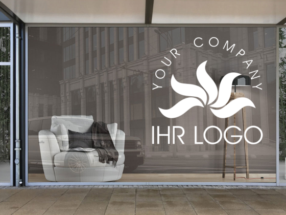 Preview: Eigenes Logo für Schaufenster