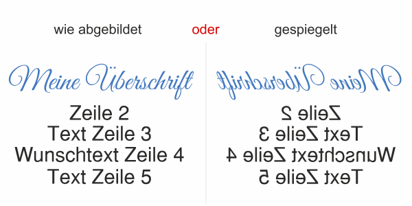 Fahrzeugbeschriftung Textblock | 05 - Ansicht Ausrichtung